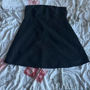 Nicole Miller A-Line strapless Black mini dress